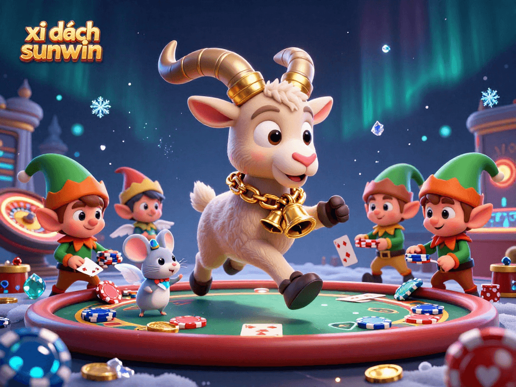 Experience xi dách sunwin as cartoon characters transform a live casino scene into a vibrant gaming paradise.