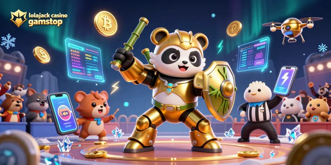 Experience the thrill at lolajack casino gamstop with this vibrant gaming scene.
