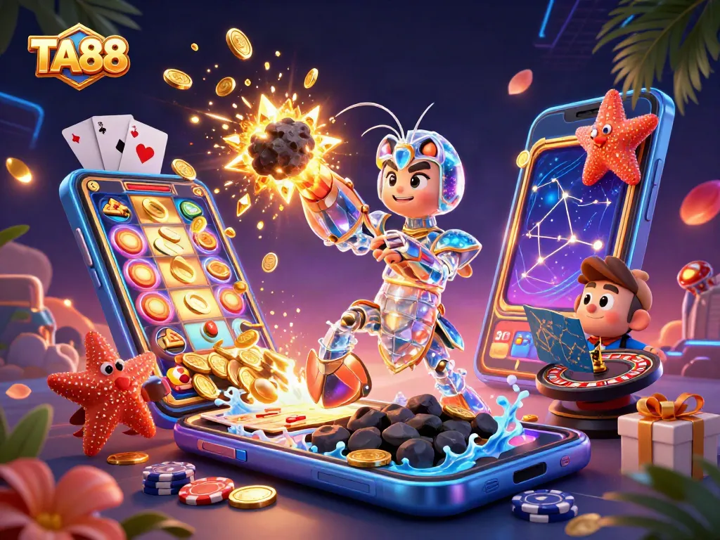 TA88 showcases the excitement of online slots with a galactic samurai and dynamic gaming elements