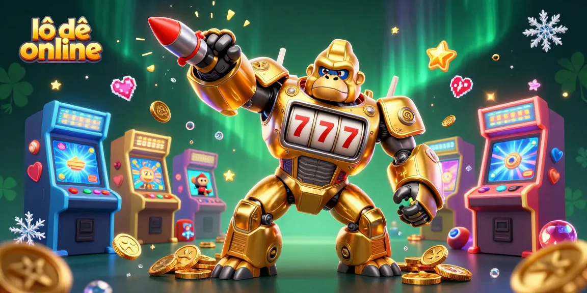 Experience thrilling lô đề online gameplay with dynamic slots and exciting bonuses in a vibrant 3D illustration.