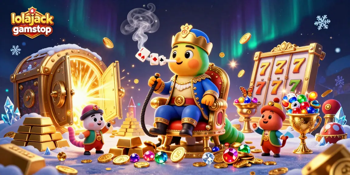 Engage with thrilling games at lolajack casino gamstop, surrounded by gold and jewels!