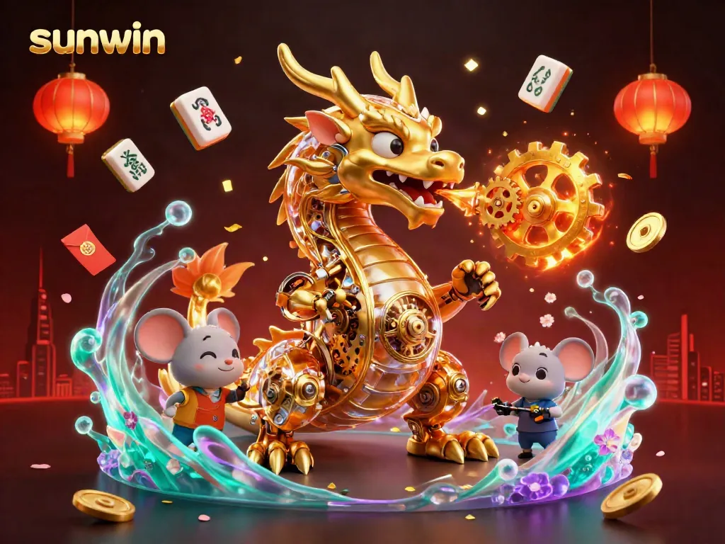 Engage with the thrilling sunwin dragon, showcasing a blend of magical gaming elements in a captivating scene.