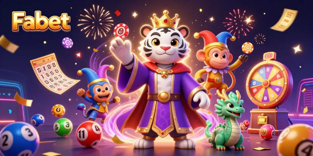 Experience winning strategies with Fabet in a vibrant, casino-themed digital celebration.