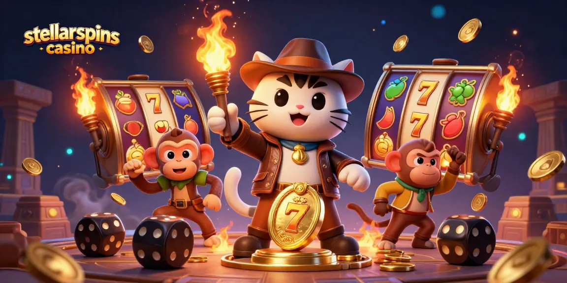 Engage with stellarspins casino’s vibrant slot adventure featuring an archaeologist cat and a treasure discovery.