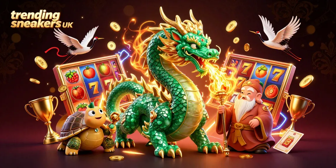 Engage with trending sneakers UK through an exciting casino adventure featuring vibrant slot reels.