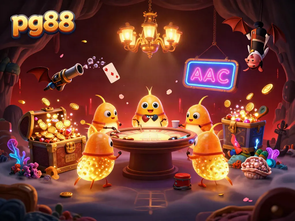 Experience the thrill of pg88 as glowworms illuminate the cave casino, enhancing your gambling adventure.