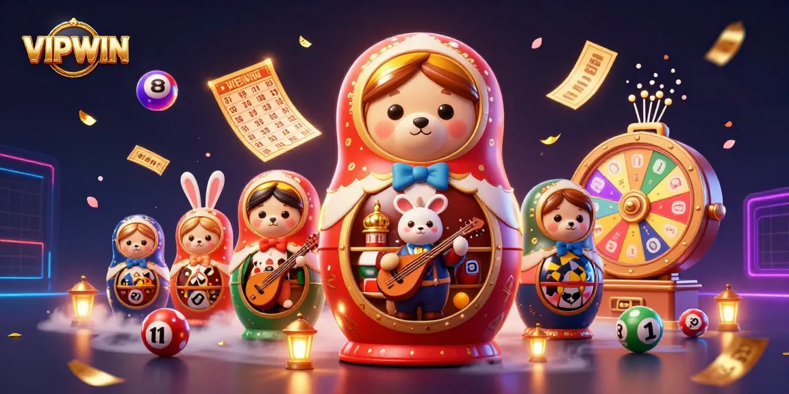 Experience the excitement of VIPWIN with captivating 3D illustration featuring bears in casino settings!