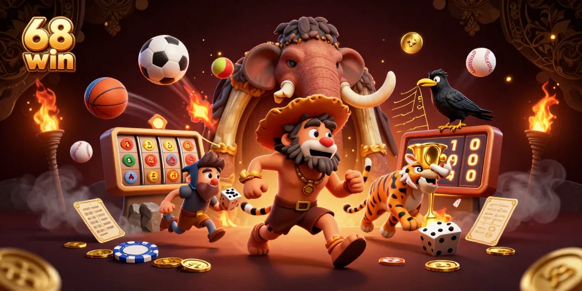 Experience thrilling gaming at 68 win with carnival vibes and dynamic sports elements.