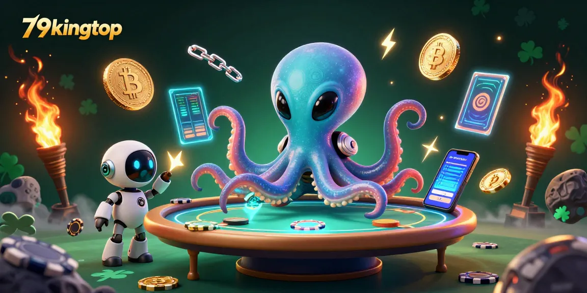 Engage in exciting crypto-themed gambling at 79kingtop with dynamic alien poker scene.